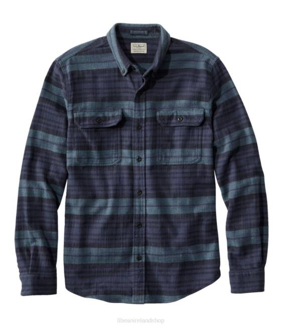 LLBean 1912 Field Flannel Shirt Men J46J174 Clothing Vintage Blackwatch