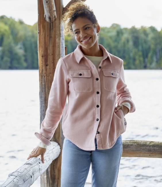LLBean 1912 Overshirt Women J46J2995 Clothing Moonlight Blue