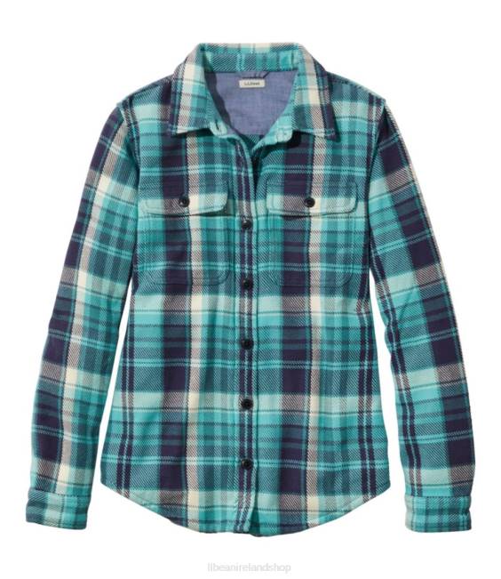 LLBean 1912 Overshirt Women J46J4632 Clothing Ink Blue