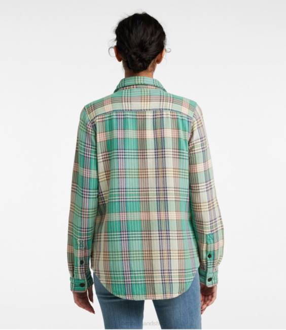 LLBean 1912 Overshirt Women J46J4632 Clothing Ink Blue