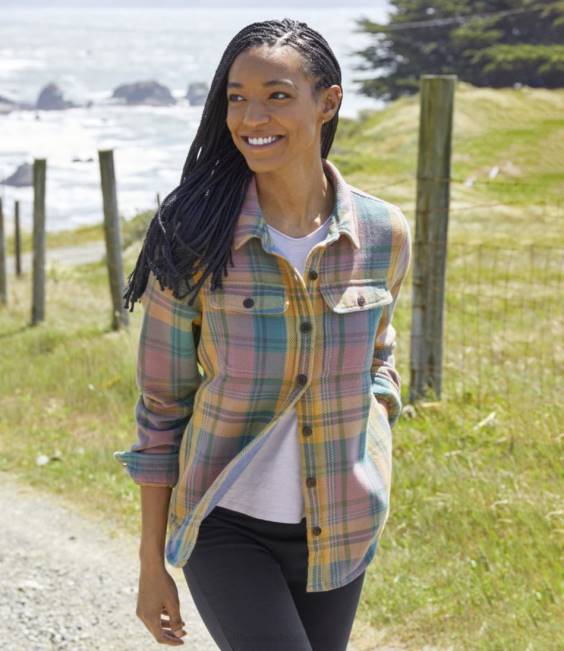 LLBean 1912 Overshirt Women J46J6446 Clothing Dark Indigo