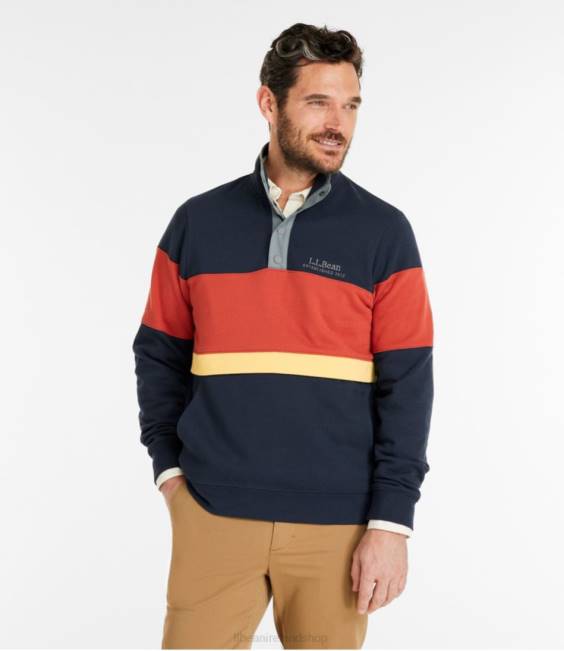 LLBean 1912 Sweatshirt Men J46J3416 Clothing Deep Sapphire/Classic Navy