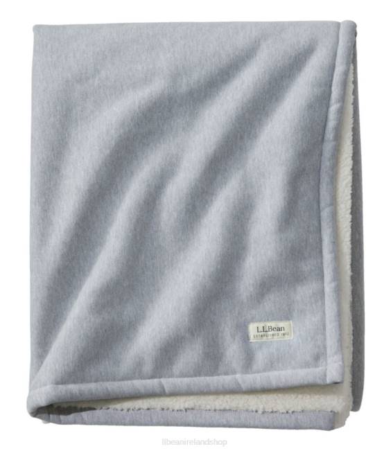 LLBean 1912 Sweatshirt Throw Unisex J46J2576 Bedding Gray Heather