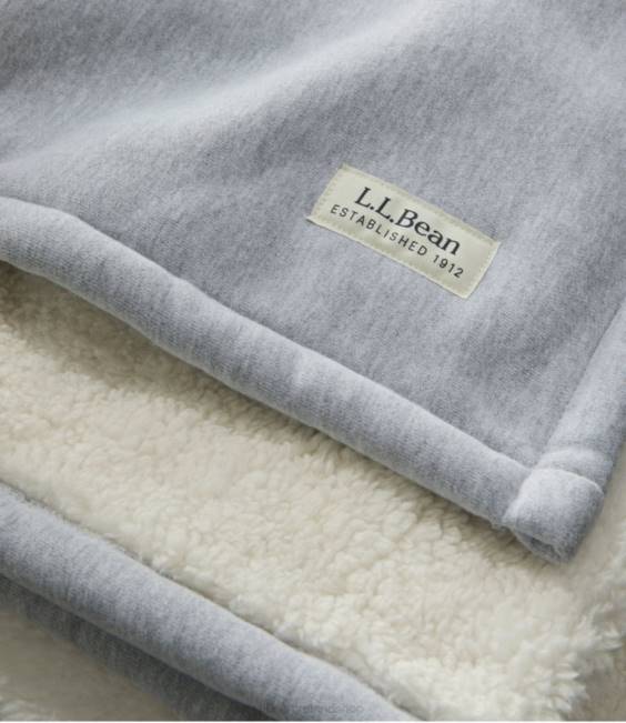 LLBean 1912 Sweatshirt Throw Unisex J46J4389 Bedding Indigo Heather