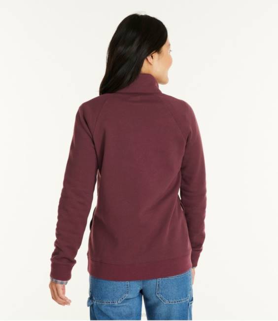 LLBean 1912 Sweatshirt Women J46J3042 Clothing Deep Wine