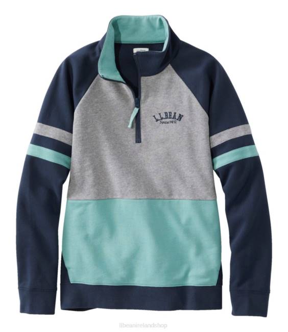 LLBean 1912 Sweatshirt Women J46J3053 Clothing Classic Navy/Sea Pine