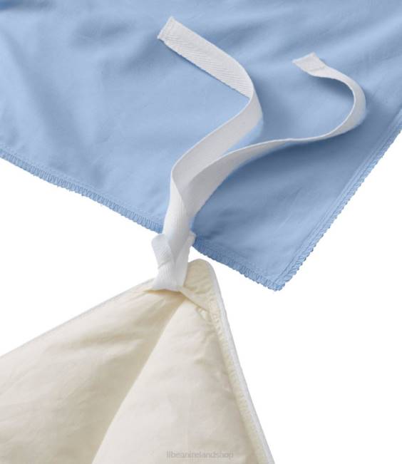 LLBean 280-Thread-Count Pima Cotton Percale Comforter Cover Collection Unisex J46J2495 Bedding Pastel Mint