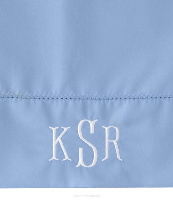 LLBean 280-Thread-Count Pima Cotton Percale Pillowcases Set of Two Unisex J46J6264 Bedding Silver Sand