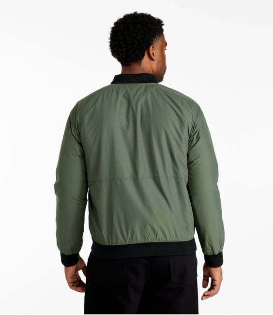 LLBean 3-Season Bomber Jacket Men J46J4836 Outerwear Black