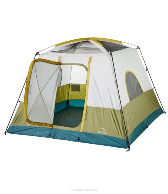 LLBean Acadia 6-Person Family Tent Unisex J46J1308 Outdoor Equipment Avocado/Chartreuse