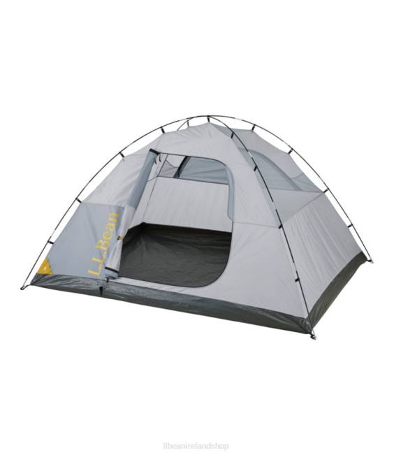LLBean Access 4-Person Tent Unisex J46J1324 Outdoor Equipment Stainless Steel/Asphalt/Field Gold