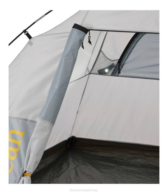 LLBean Access 4-Person Tent Unisex J46J1324 Outdoor Equipment Stainless Steel/Asphalt/Field Gold