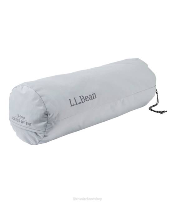 LLBean Access 4-Person Tent Unisex J46J1324 Outdoor Equipment Stainless Steel/Asphalt/Field Gold