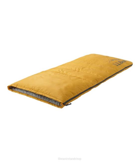 LLBean Access Sleeping Bag Unisex J46J1465 Outdoor Equipment Field Gold