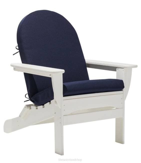 LLBean Adirondack Chair Seat and Back Textured Cushion Unisex J46J2651 Backyard  Patio Navy