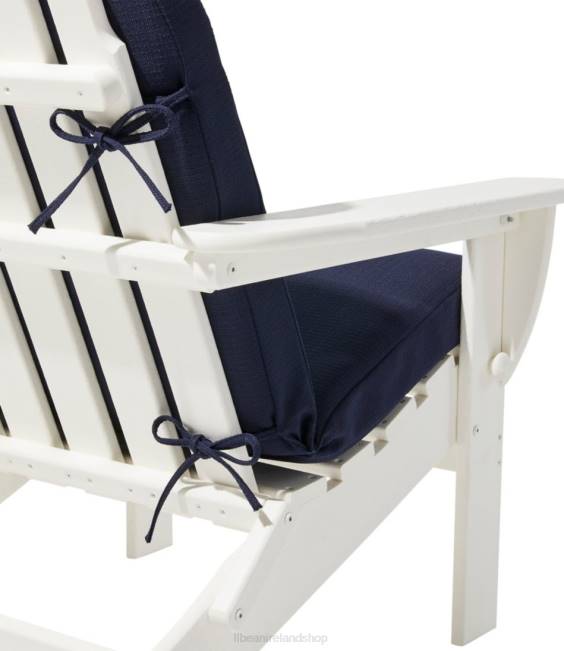 LLBean Adirondack Chair Seat and Back Textured Cushion Unisex J46J4450 Backyard  Patio Gray