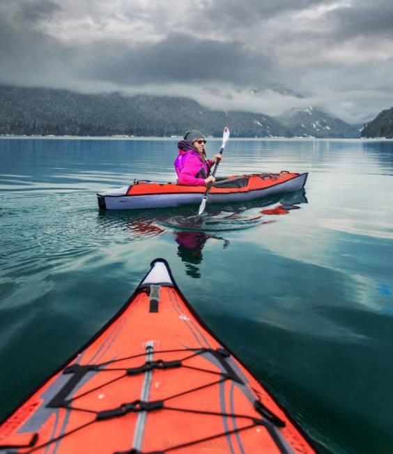 LLBean Advanced Elements Advanced Frame Kayak Unisex J46J1707 Water Sports Red/Gray