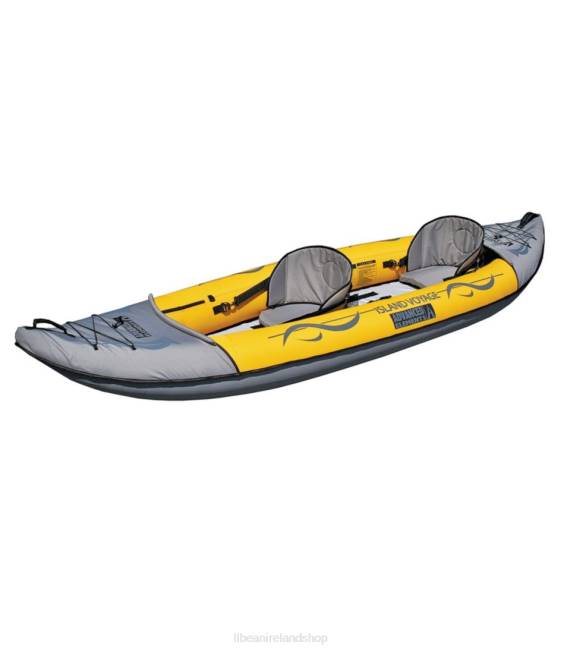 LLBean Advanced Elements Island Voyage 2 Inflatable Kayak Unisex J46J1478 Water Sports Yellow/Gray
