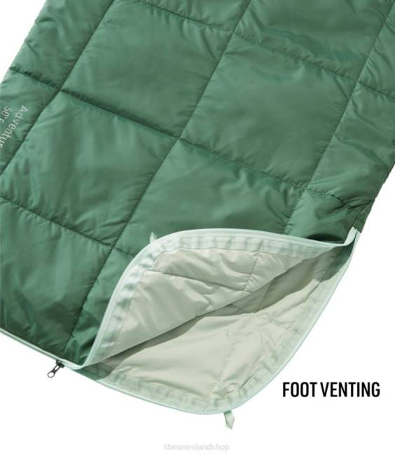 LLBean Adventure 50 Sleeping Bag Unisex J46J1427 Outdoor Equipment Camp Green