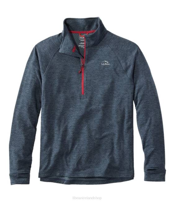 LLBean Adventure Grid Fleece Men J46J3696 Clothing Carbon Navy
