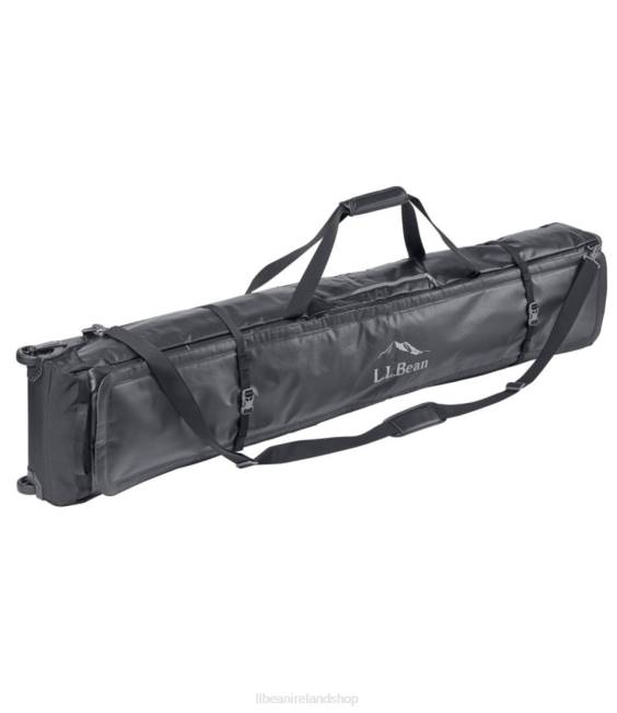 LLBean Adventure Pro Rolling Ski Bag Double Unisex J46J1933 Winter Sports Black