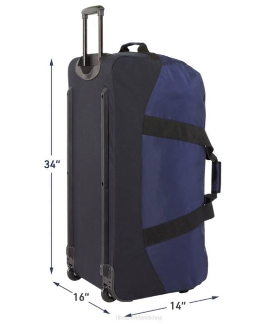 LLBean Adventure Rolling Duffle Bag Unisex J46J7234 Accessories Crisp Lapis