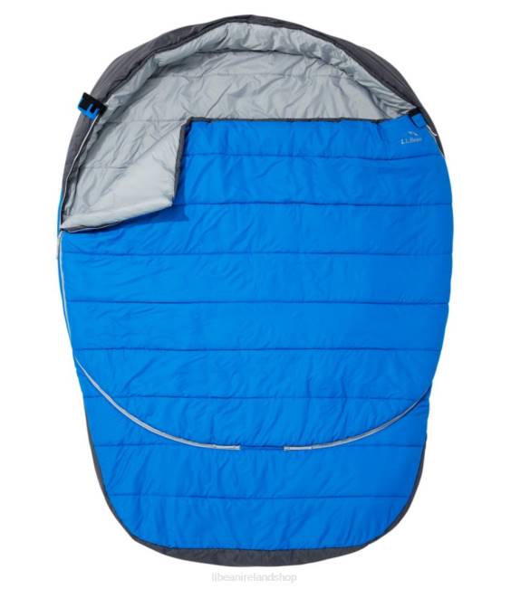 LLBean Adventure Sleeping Bag 30 Double Unisex J46J1418 Outdoor Equipment Crisp Lapis