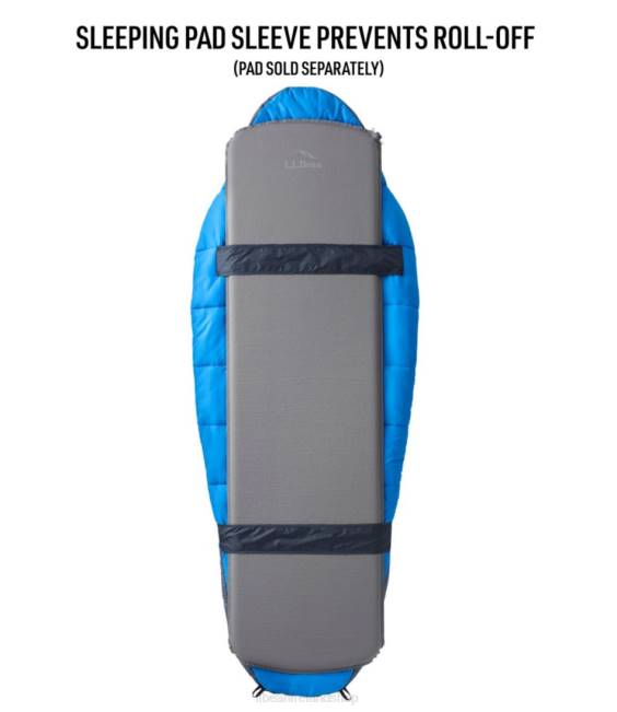 LLBean Adventure Sleeping Bag 30 Mummy Regular Unisex J46J1466 Outdoor Equipment Crisp Lapis