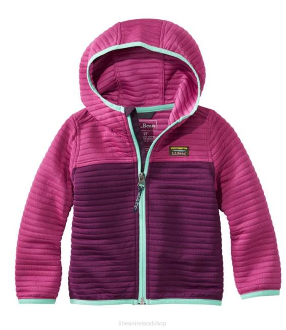 LLBean Airlight Full-Zip Hoodie Kids J46J474 Clothing Sugar Plum