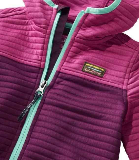 LLBean Airlight Full-Zip Hoodie Kids J46J474 Clothing Sugar Plum