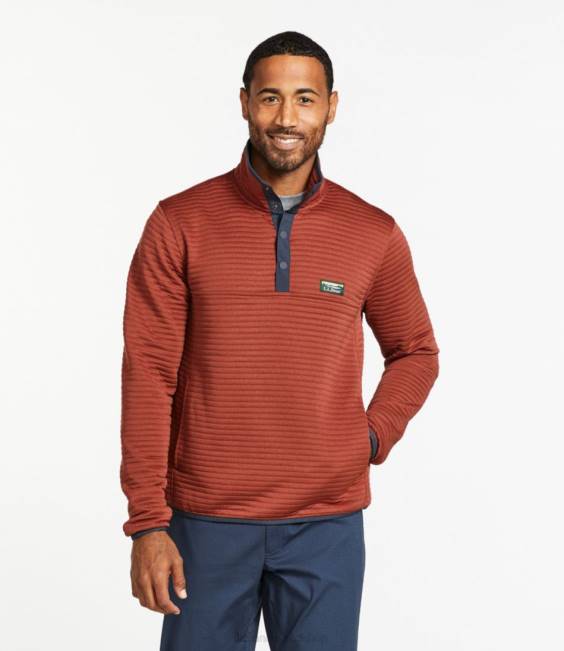 LLBean Airlight Knit Pullover Men J46J6542 Clothing Navy