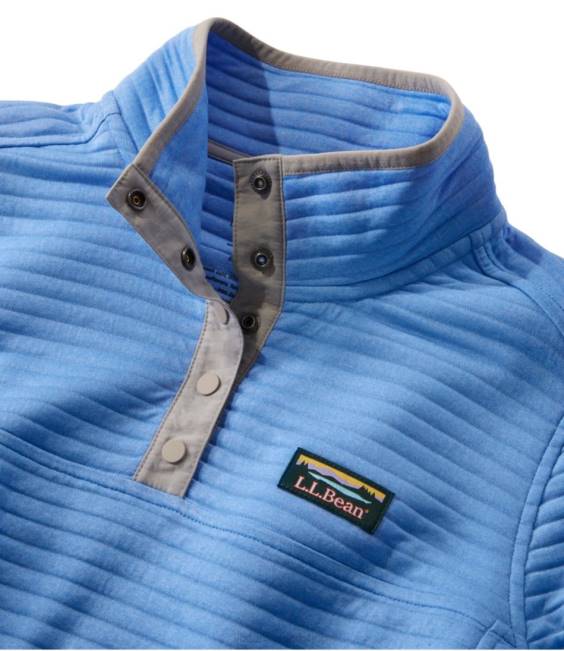 LLBean Airlight Knit Pullover Women J46J6414 Clothing Warm Teal Heather