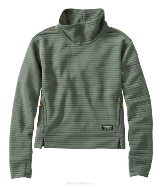 LLBean Airlight Pullover Women J46J5908 Clothing Sea Green Heather