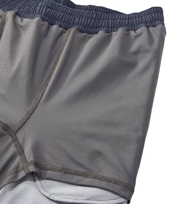 LLBean All-Adventure Swim Shorts Men J46J326 Clothing Paprika Crosshatch