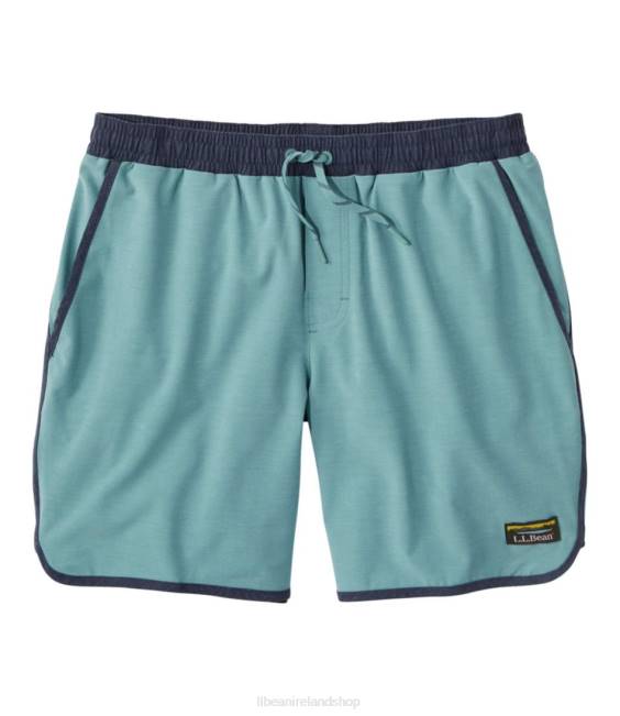 LLBean All-Adventure Swim Shorts Men J46J405 Clothing Mineral Blue