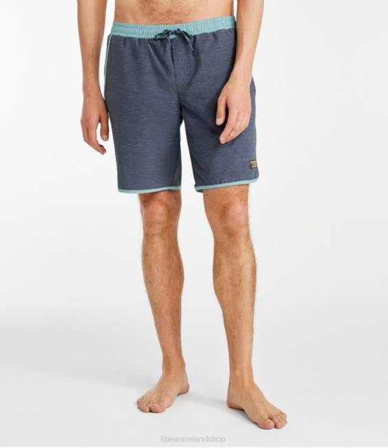 LLBean All-Adventure Swim Shorts Men J46J413 Clothing Carbon Navy