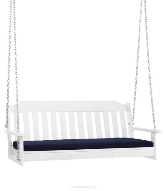 LLBean All-Weather 60 Porch Swing Textured Cushion Unisex J46J2772 Backyard  Patio Navy