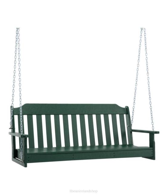 LLBean All-Weather 60 Porch Swing Unisex J46J2720 Backyard  Patio Green