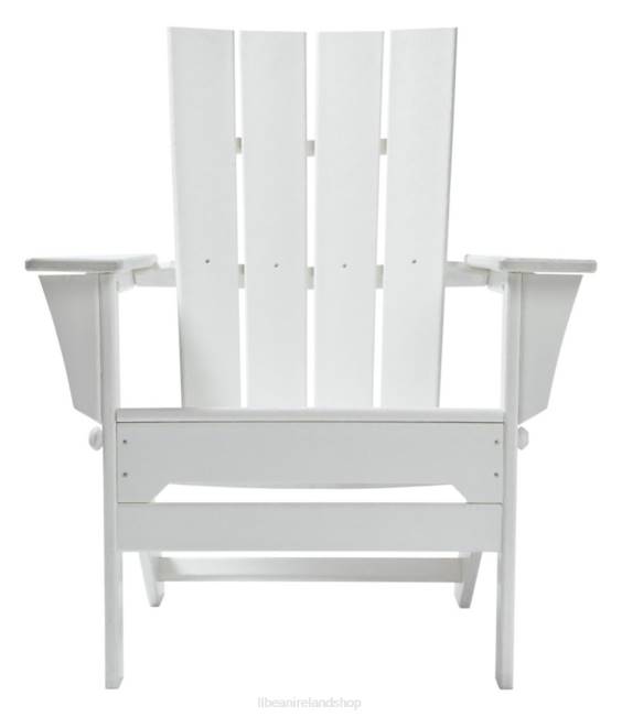 LLBean All-Weather Adirondack Chair Square-Back Unisex J46J6848 Backyard  Patio Mahogany