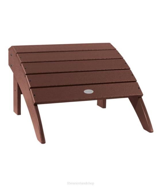 LLBean All-Weather Adirondack Footstool Unisex J46J6826 Backyard  Patio Mahogany