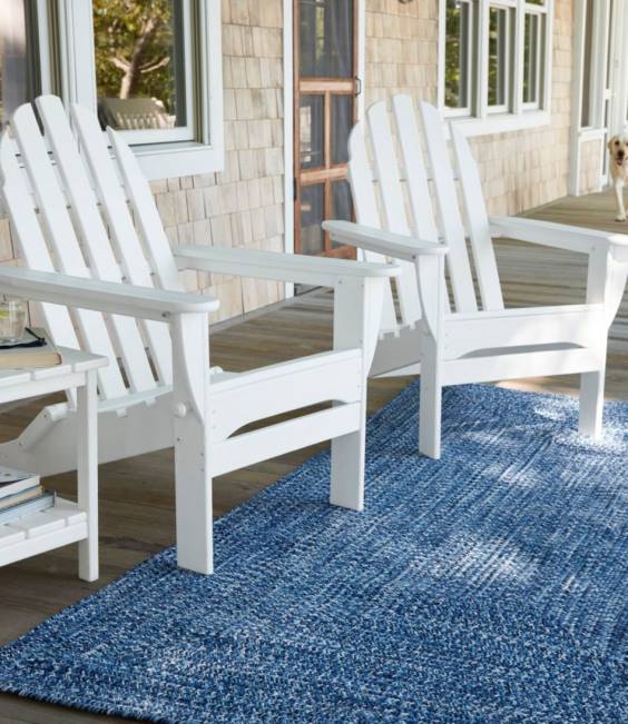 LLBean All-Weather Classic Adirondack Chair Unisex J46J4395 Backyard  Patio Classic Red