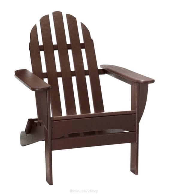 LLBean All-Weather Classic Adirondack Chair Unisex J46J6825 Backyard  Patio Mahogany
