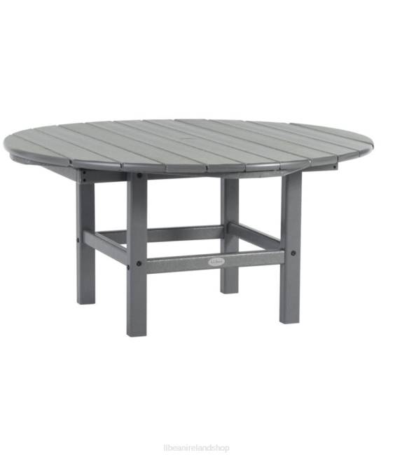 LLBean All-Weather Conversation Table Unisex J46J5631 Backyard  Patio Slate Gray