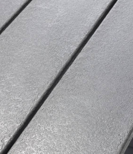 LLBean All-Weather Farmhouse Bench Unisex J46J6849 Backyard  Patio Slate Gray