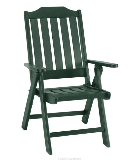 LLBean All-Weather Folding Chair Unisex J46J2640 Backyard  Patio Green