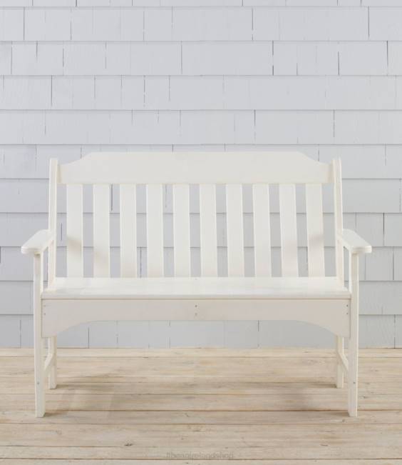 LLBean All-Weather Garden Bench Unisex J46J2644 Backyard  Patio Green