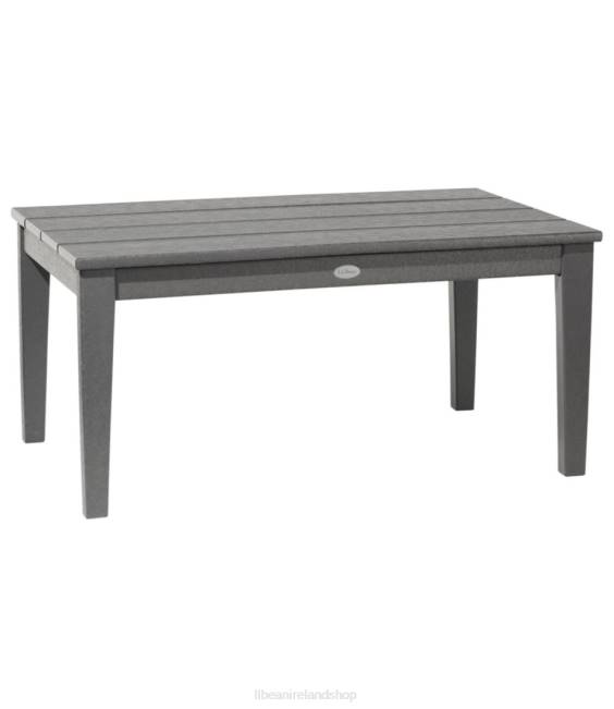 LLBean All-Weather Patio Coffee Table Unisex J46J4506 Home Goods Slate Gray