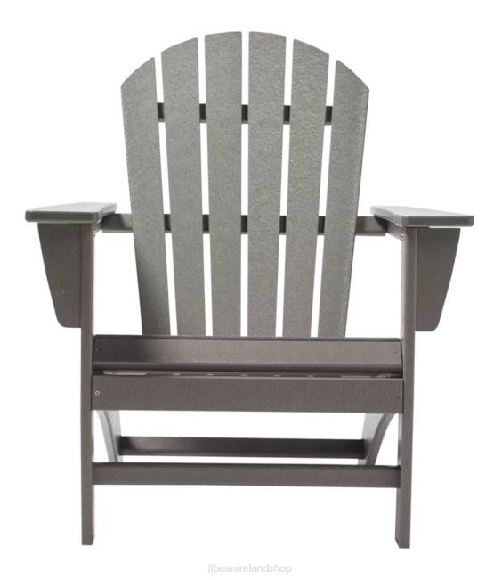 LLBean All-Weather Waterfall Adirondack Chair Unisex J46J6285 Backyard  Patio Black
