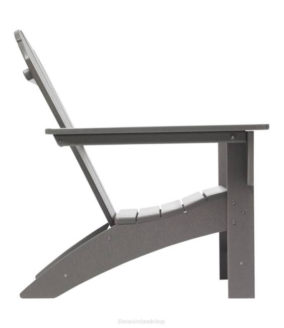 LLBean All-Weather Waterfall Adirondack Chair Unisex J46J7128 Backyard  Patio White