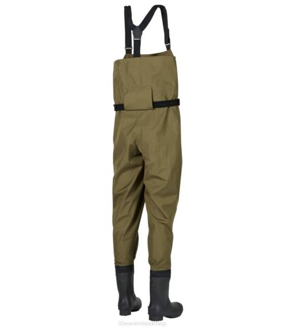 LLBean Angler Super Seam TEK Boot-Foot Waders Unisex J46J1432 Fishing Kelp Green